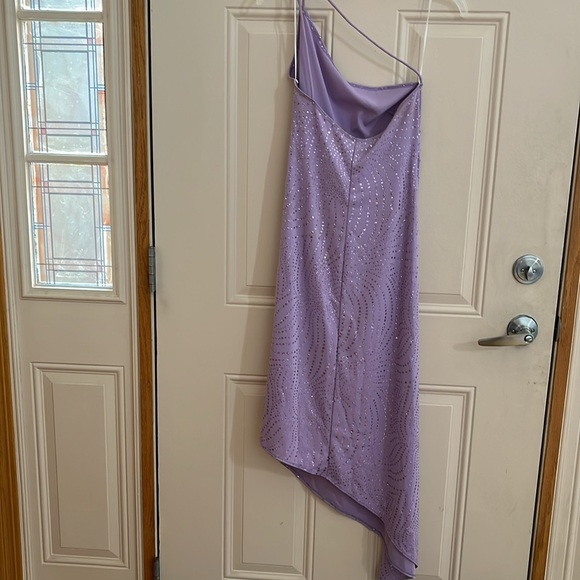 LOL one shoulder sparkle dress size 7/8 - Picture 7 of 11